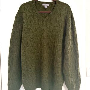 Men’s alpaca sweater, size XL